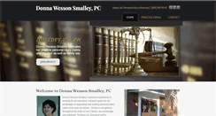 Desktop Screenshot of donnasmalleylaw.com
