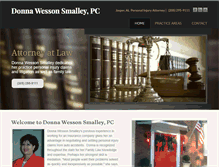 Tablet Screenshot of donnasmalleylaw.com